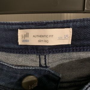 J Jill Authentic Fit slim leg jeans